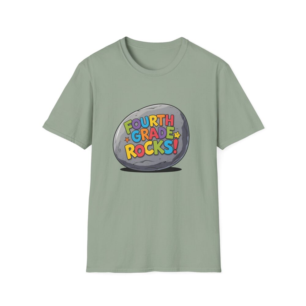 Fourth Grade Rocks - Unisex Soft style T-Shirt - Image 17
