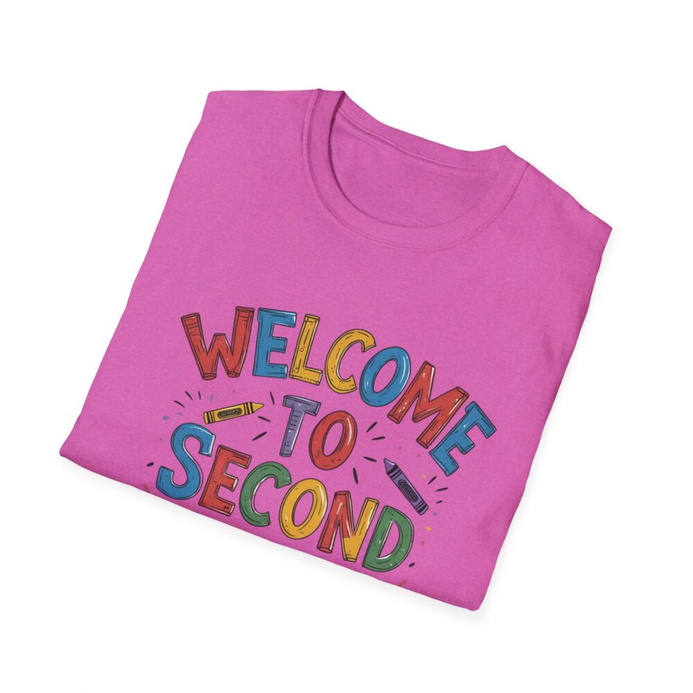 Welcome to Second Grade - Unisex Soft style T-Shirt - Image 56