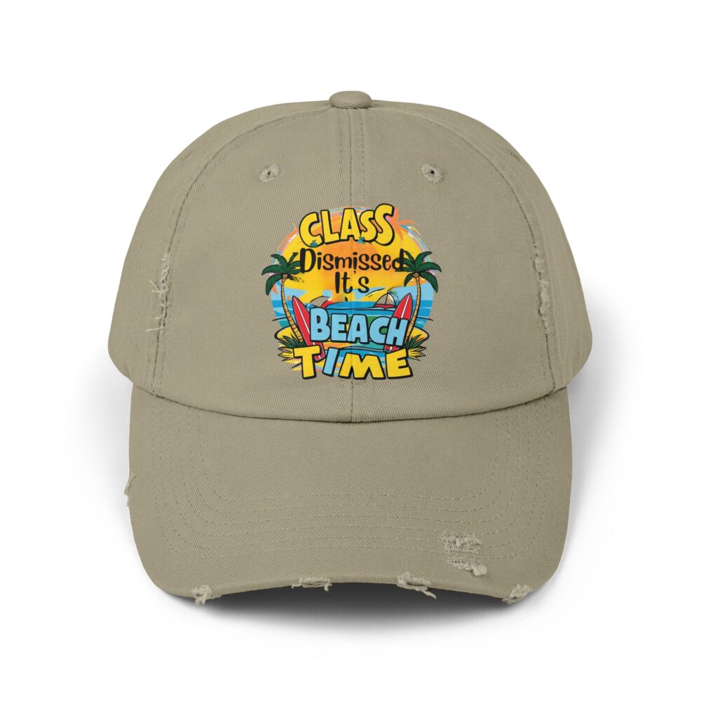 Class Dismissed It is Beach Time - Unisex Adjustable Baseball Cap - Image 13