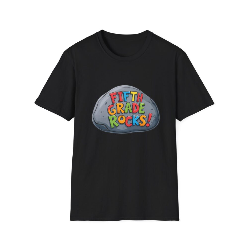 Fifth Grade Rocks - Unisex Soft style T-Shirt - Image 5
