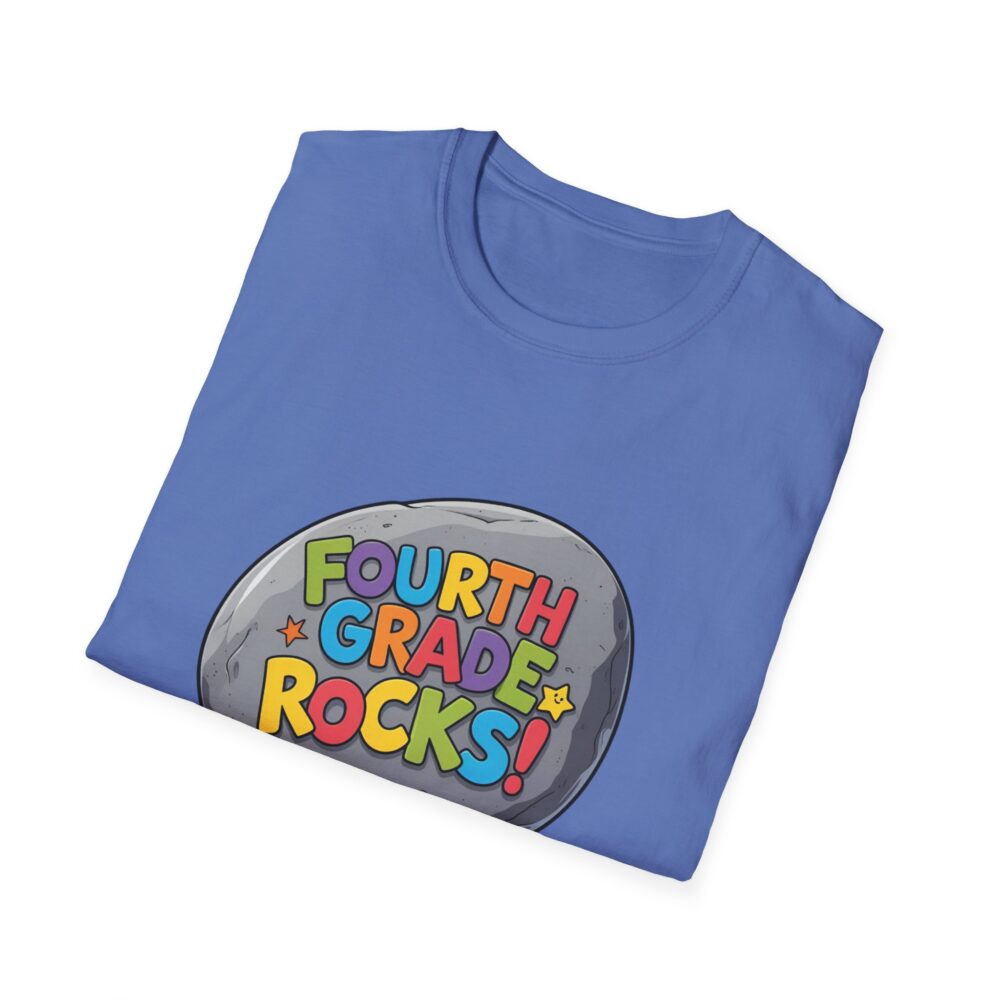 Fourth Grade Rocks - Unisex Soft style T-Shirt - Image 32