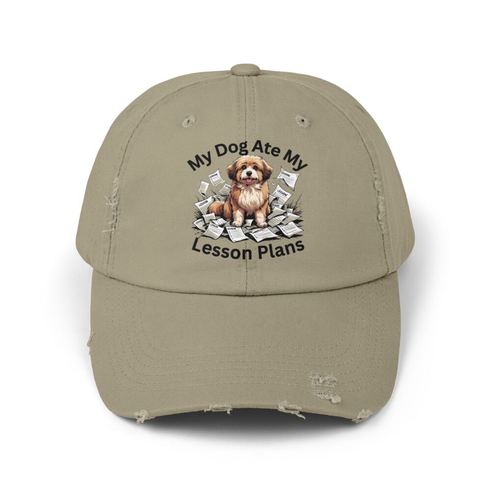My Dog Ate My Lesson Plans, Unisex Adjustable Baseball Cap - Image 9