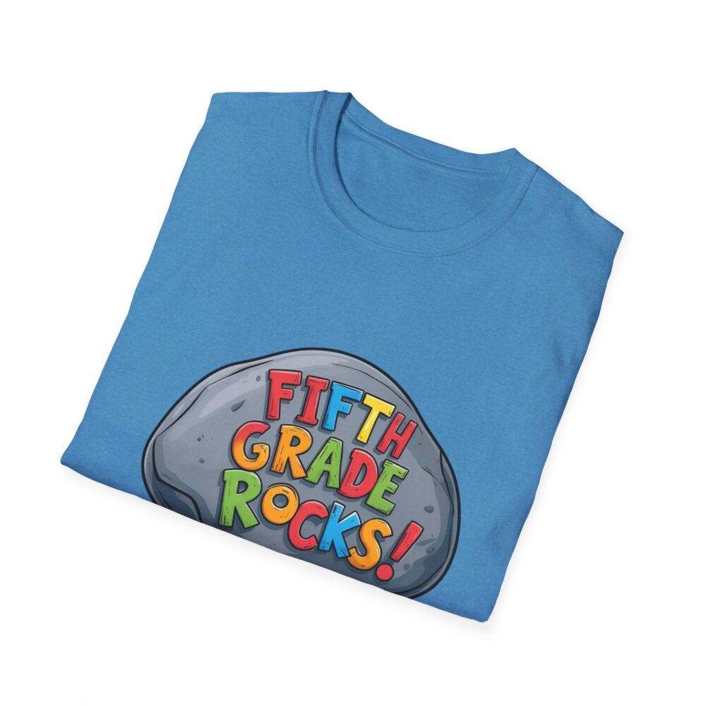 Fifth Grade Rocks - Unisex Soft style T-Shirt - Image 24