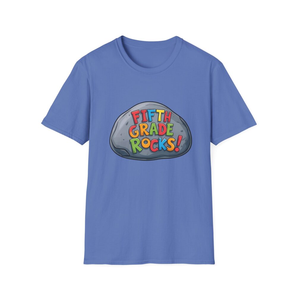 Fifth Grade Rocks - Unisex Soft style T-Shirt - Image 29