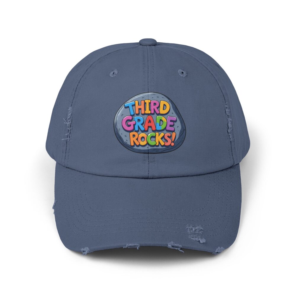 Third Grade Rocks, Unisex Adjustable Baseball Cap - Image 17