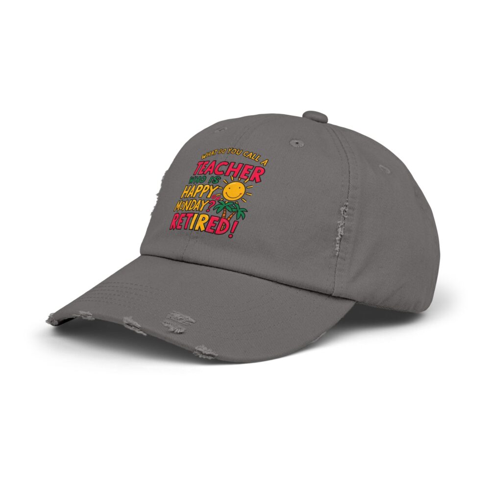 What Do You Call a Teacher Who is Happy... - Unisex Adjustable Baseball Cap - Image 18