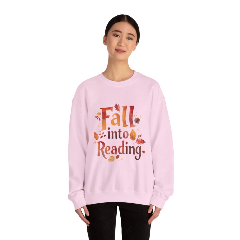Fall Into Reading-Crewneck Sweatshirt - Image 52