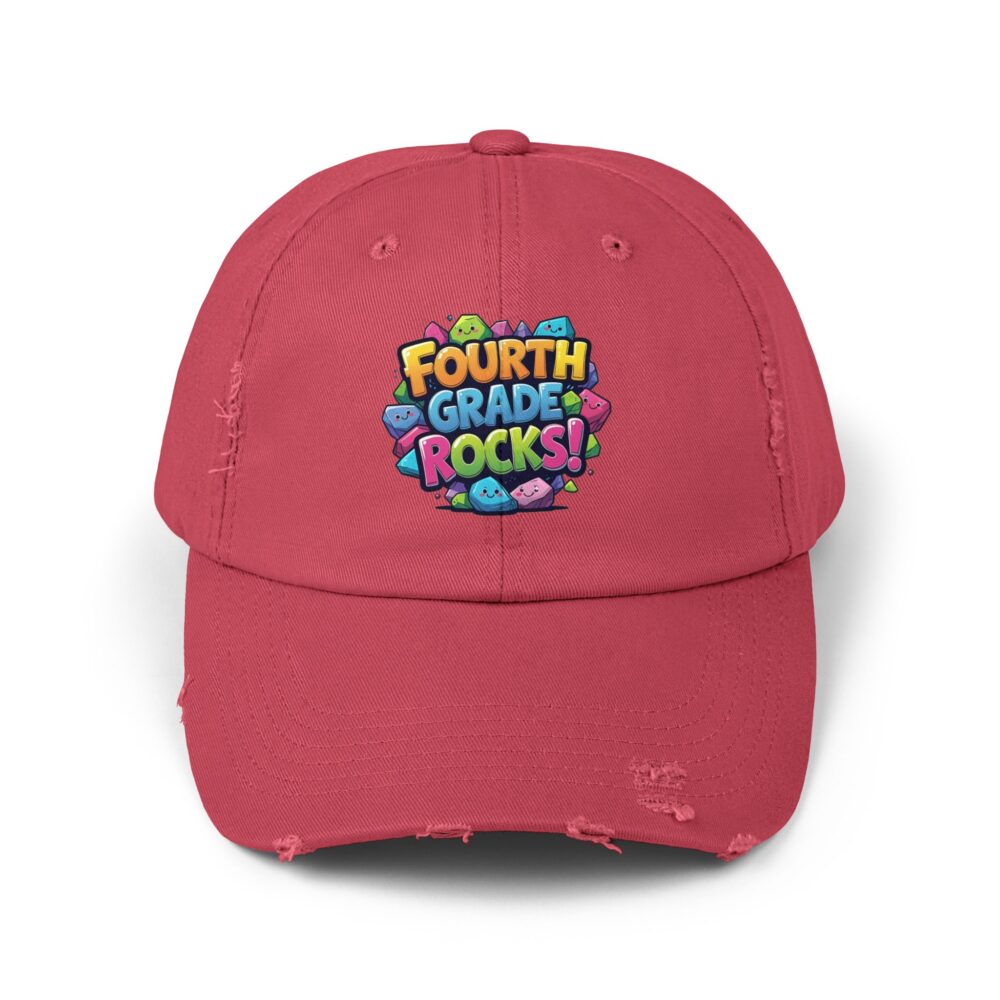 Fourth Grade Rocks, Unisex Adjustable Baseball Cap - Image 29