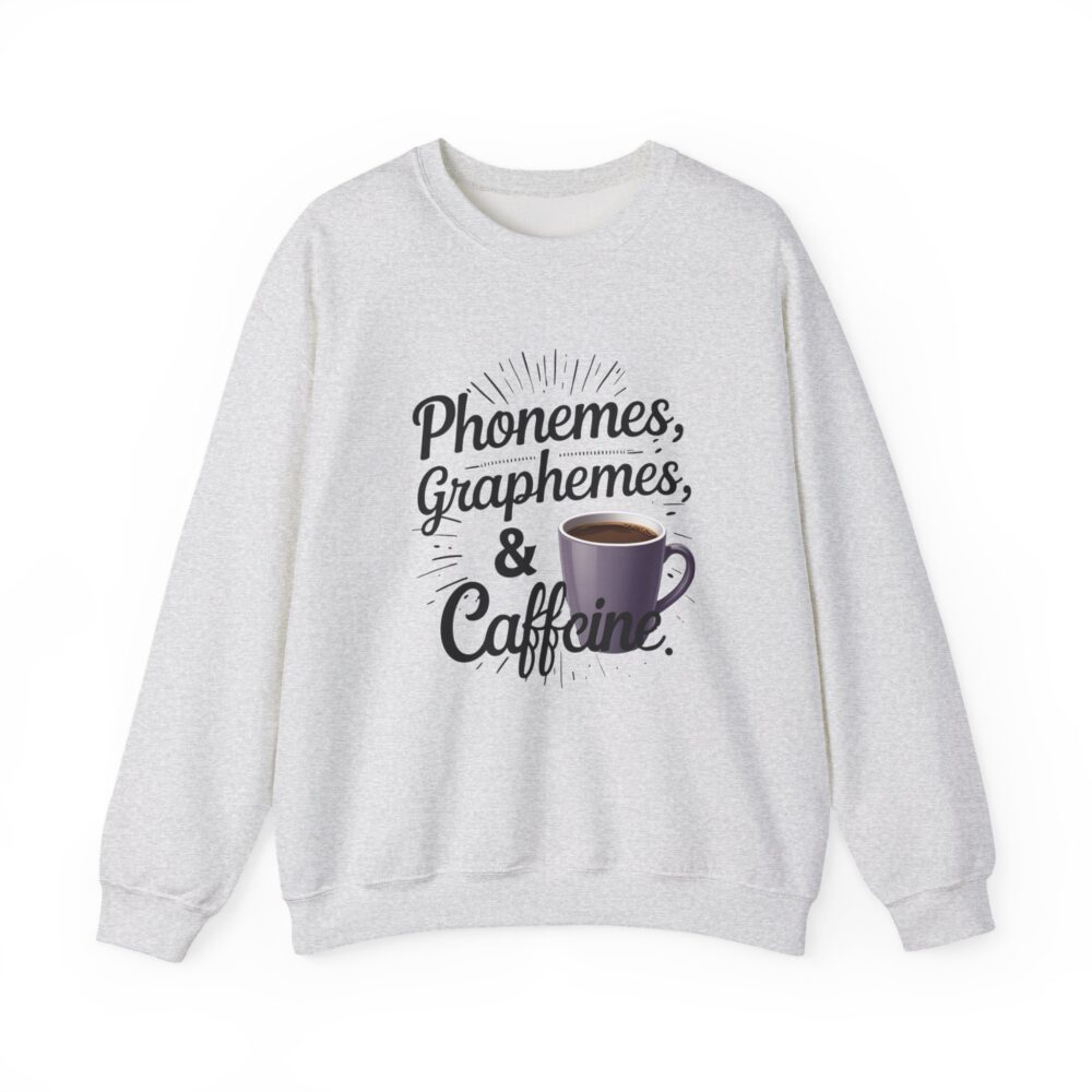 Caffeine & Phonemes Crewneck Sweatshirt | - Image 5