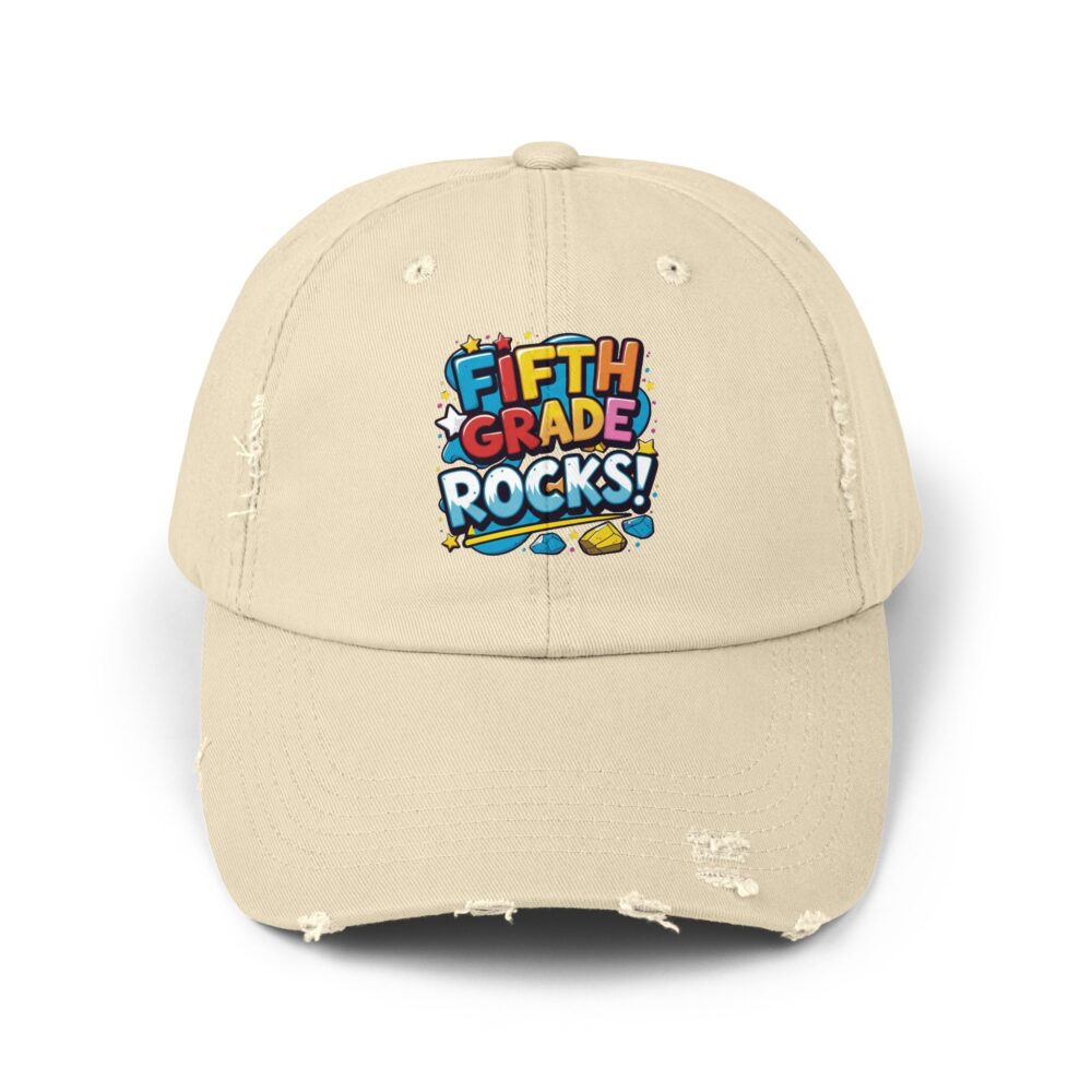 Fifth Grade Rocks, Unisex Adjustable Baseball Cap - Image 5