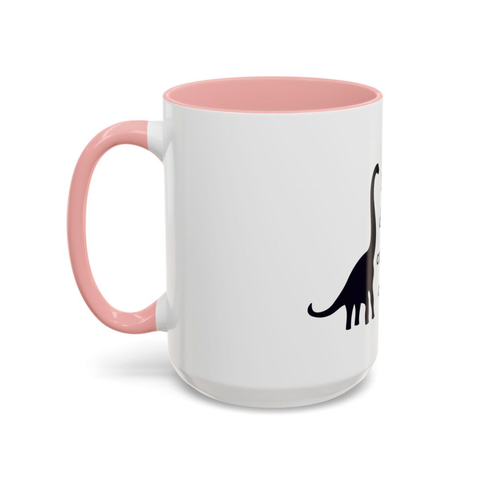 Dinosaurs Didn't Read, and Now They are Extinct (B&W) - Coffee Mug - Image 27