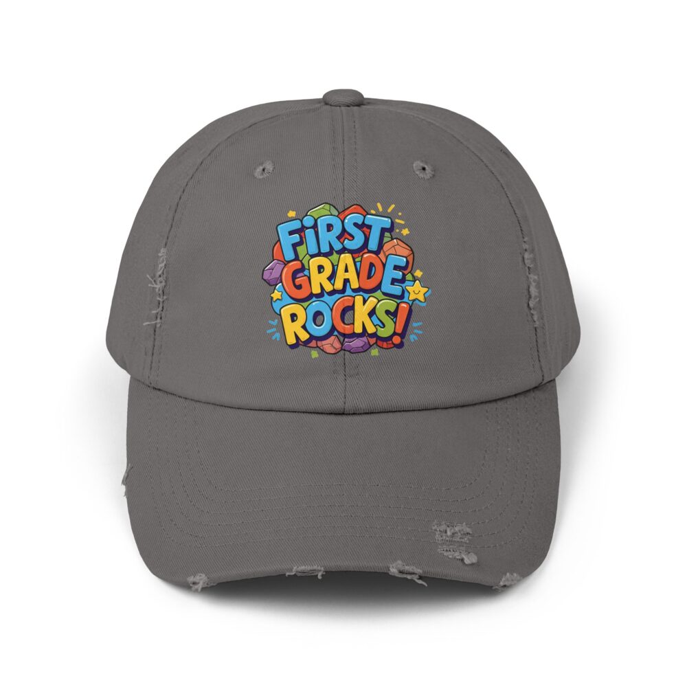 First Grade Rocks, Unisex Adjustable Baseball Cap - Image 21