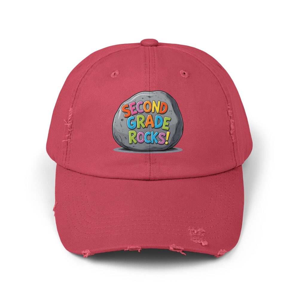 Second Grade Rocks, Unisex Adjustable Baseball Cap - Image 29