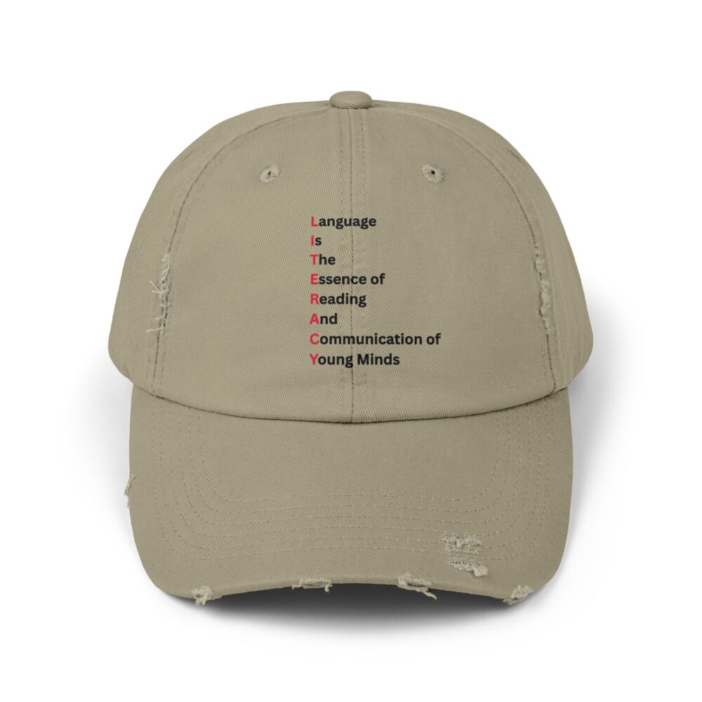 LITERACY, Unisex Adjustable Baseball Cap - Image 5