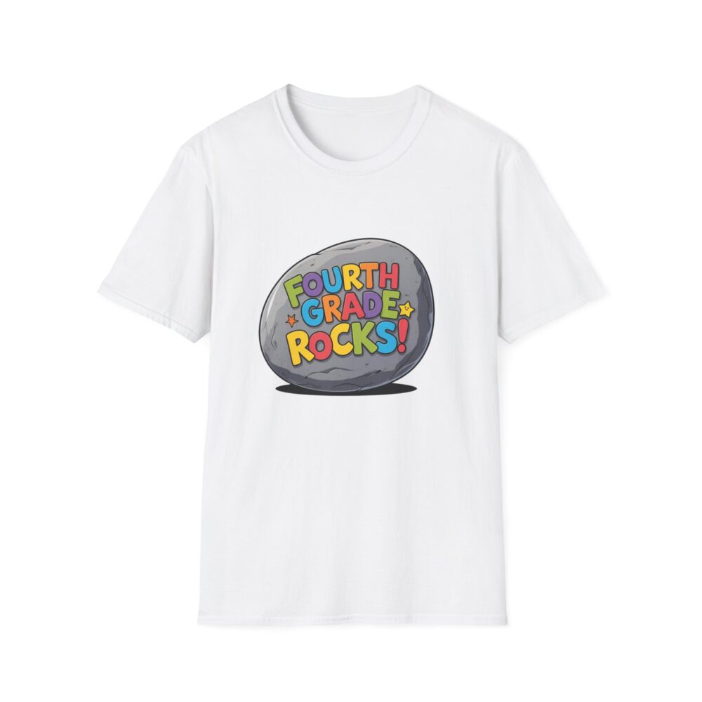 Fourth Grade Rocks - Unisex Soft style T-Shirt