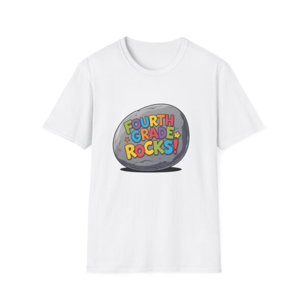 Fourth Grade Rocks - Unisex Soft style T-Shirt