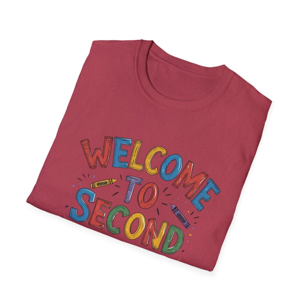 Welcome to Second Grade - Unisex Soft style T-Shirt - Image 60