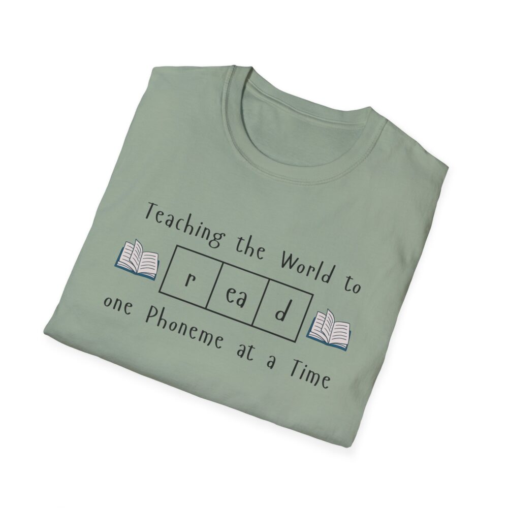 Teaching the World to "Read" One Phoneme at a Time - Unisex Soft style T-Shirt - Image 24