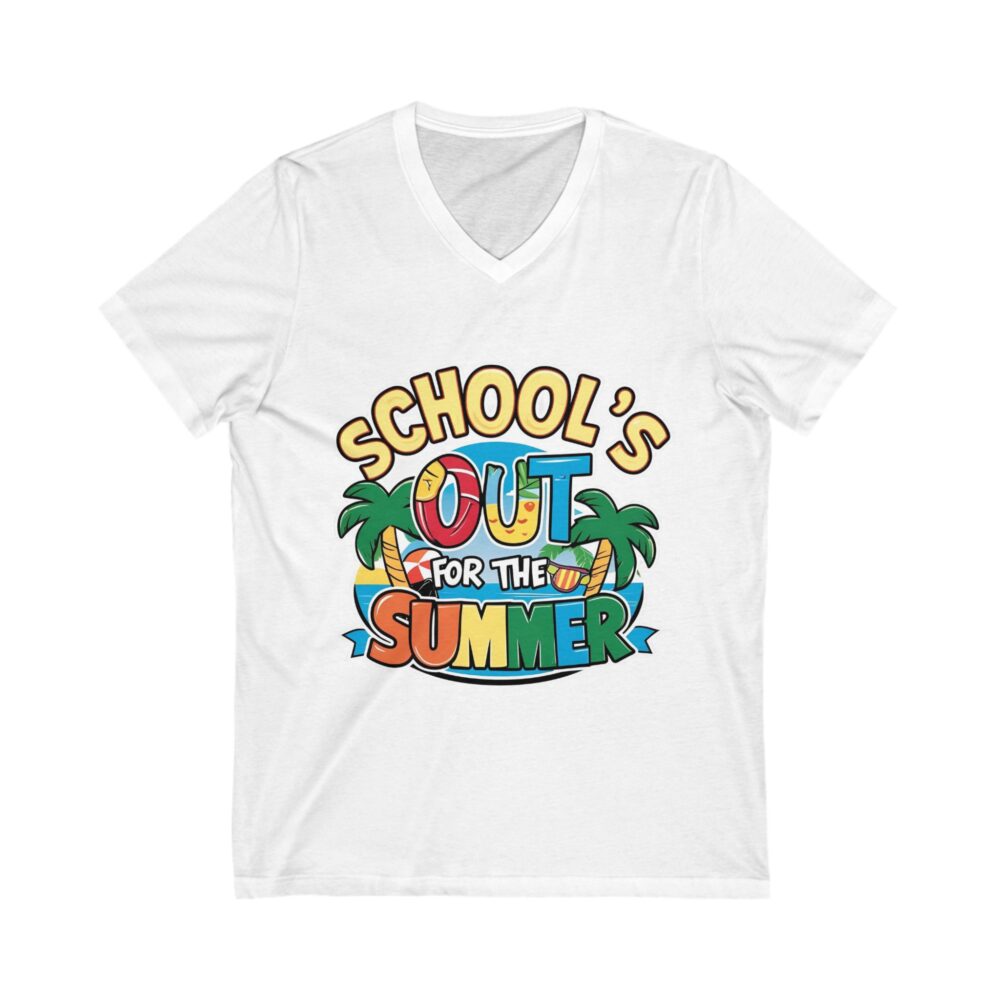 School's Out for the Summer - Unisex V-Neck Tee