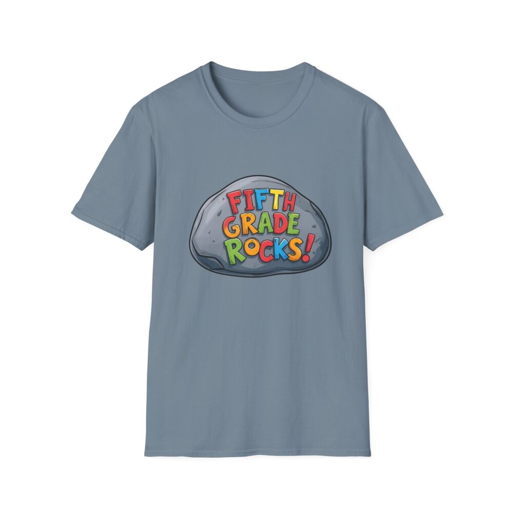 Fifth Grade Rocks - Unisex Soft style T-Shirt - Image 33