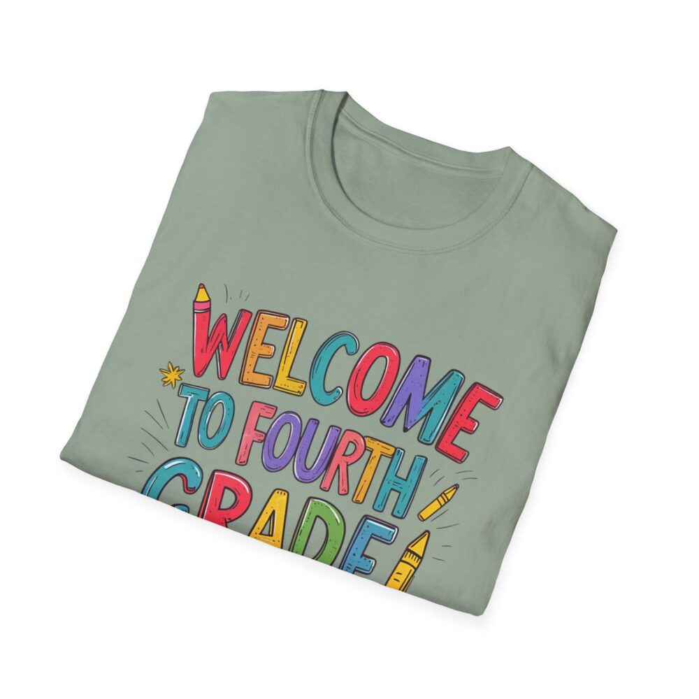 Welcome to Fourth Grade - Unisex Soft style T-Shirt - Image 20