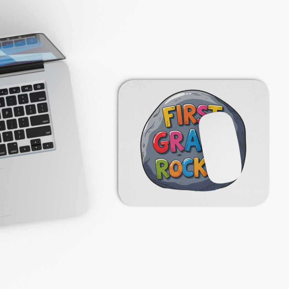 First Grade Rocks - Mouse Pad - Image 4