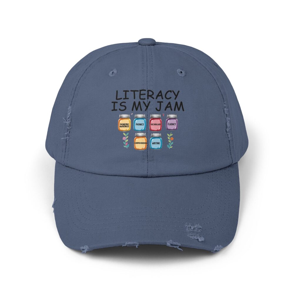 Literacy is My Jam - Unisex Adjustable Baseball Cap - Image 13