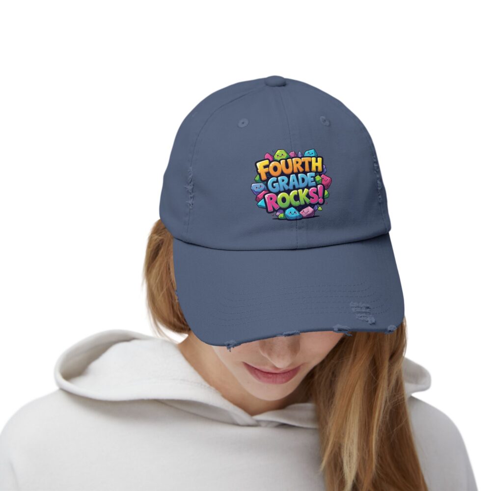 Fourth Grade Rocks, Unisex Adjustable Baseball Cap - Image 20