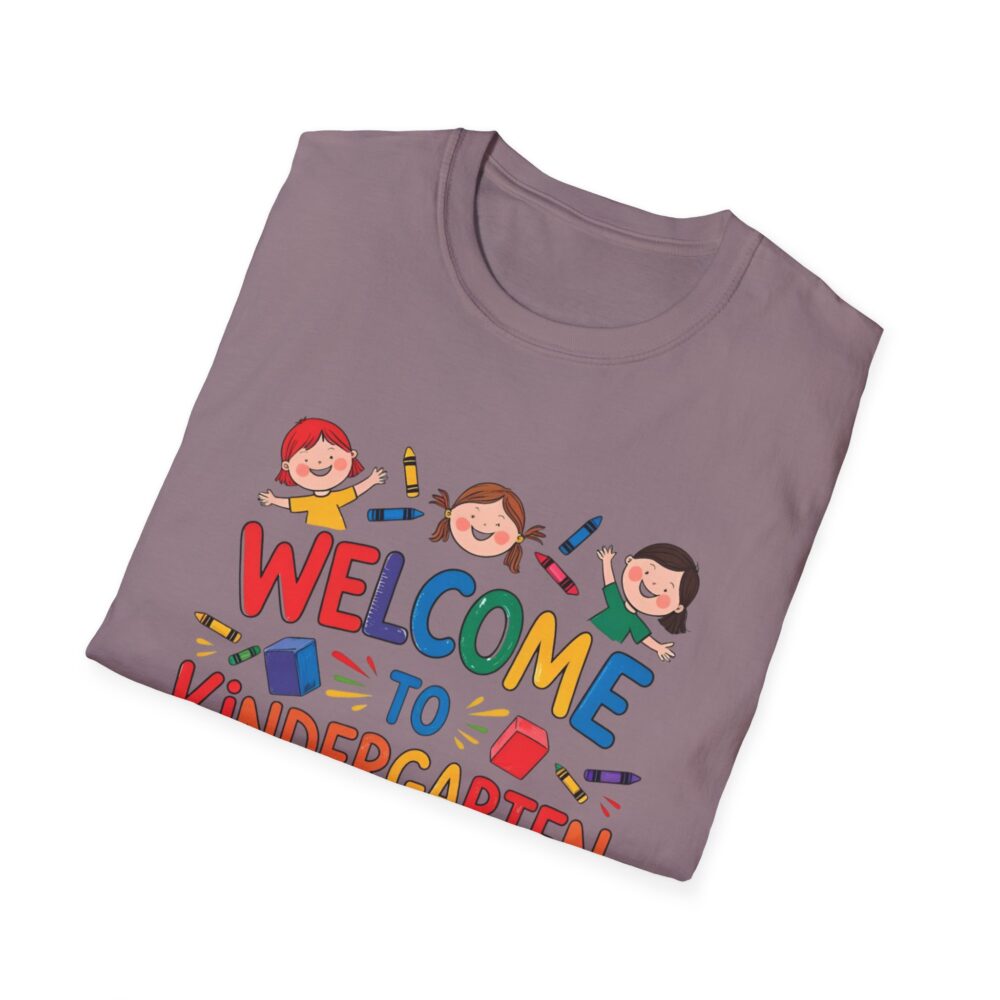 Welcome to Kindergarten - Unisex Soft style T-Shirt - Image 48