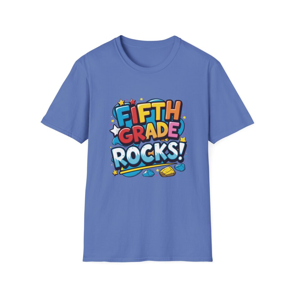 Fifth Grade Rocks - Unisex Soft style T-Shirt - Image 29