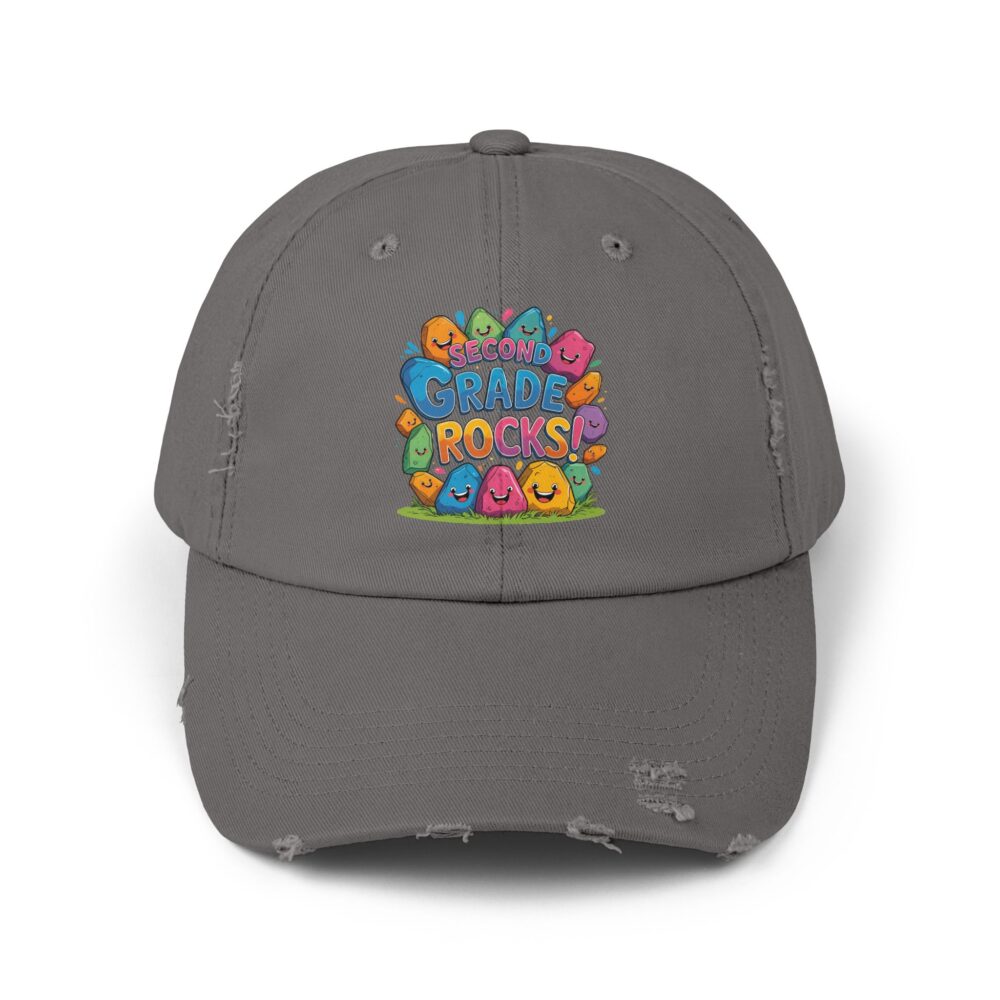 Second Grade Rocks, Unisex Adjustable Baseball Cap - Image 21