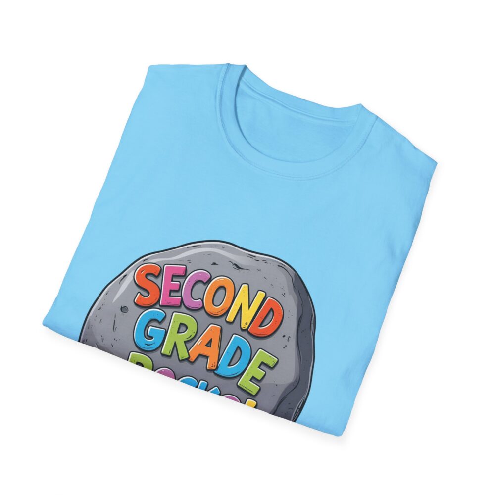 Second Grade Rocks - Unisex Soft style T-Shirt - Image 28