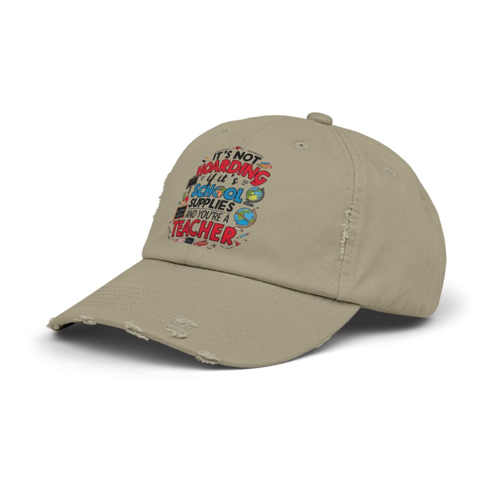 It's Not Hoarding if It's School Supplies... - Unisex Adjustable Baseball Cap - Image 6