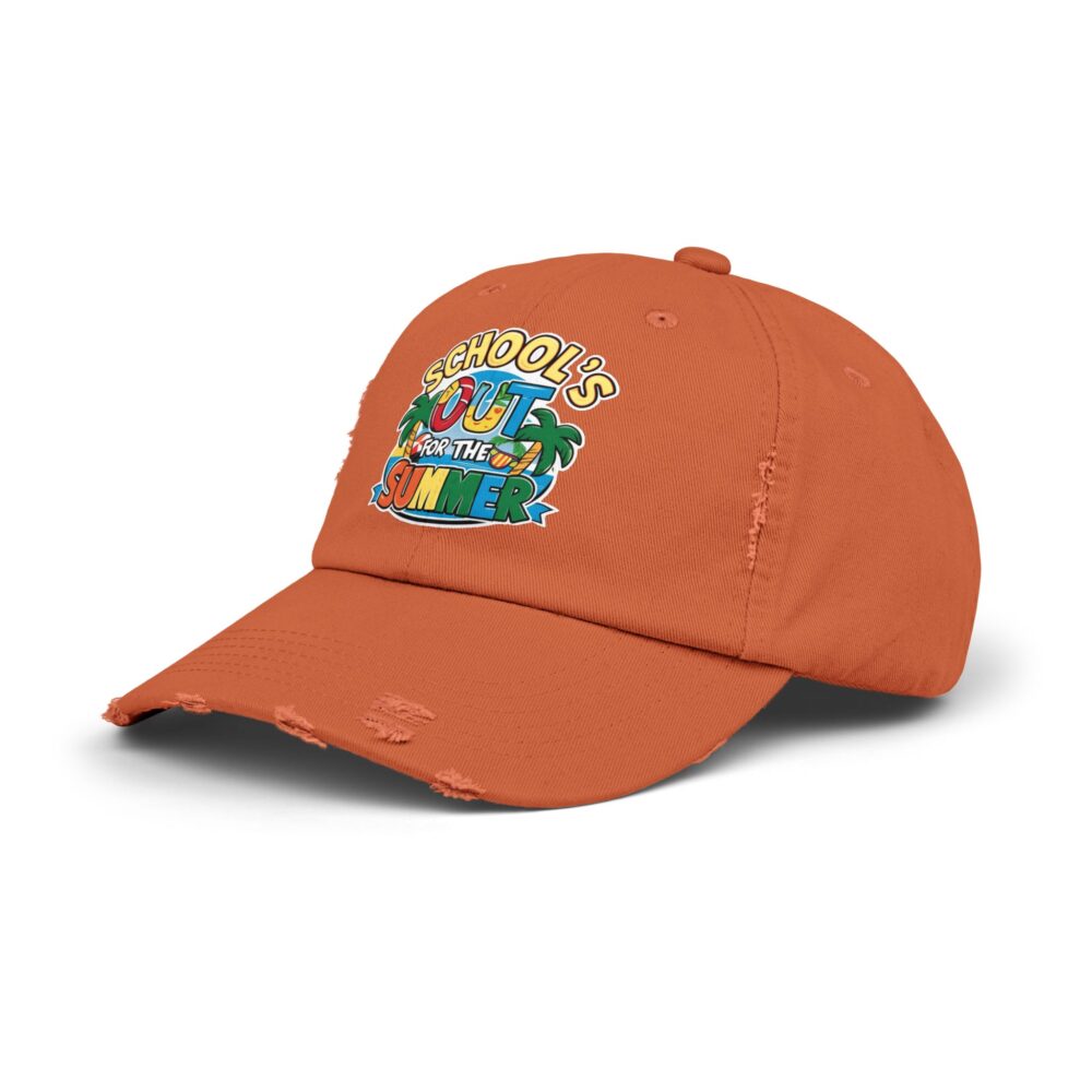 School's Out - Fun Summer Hat, Unisex Adjustable Baseball Cap - Image 10