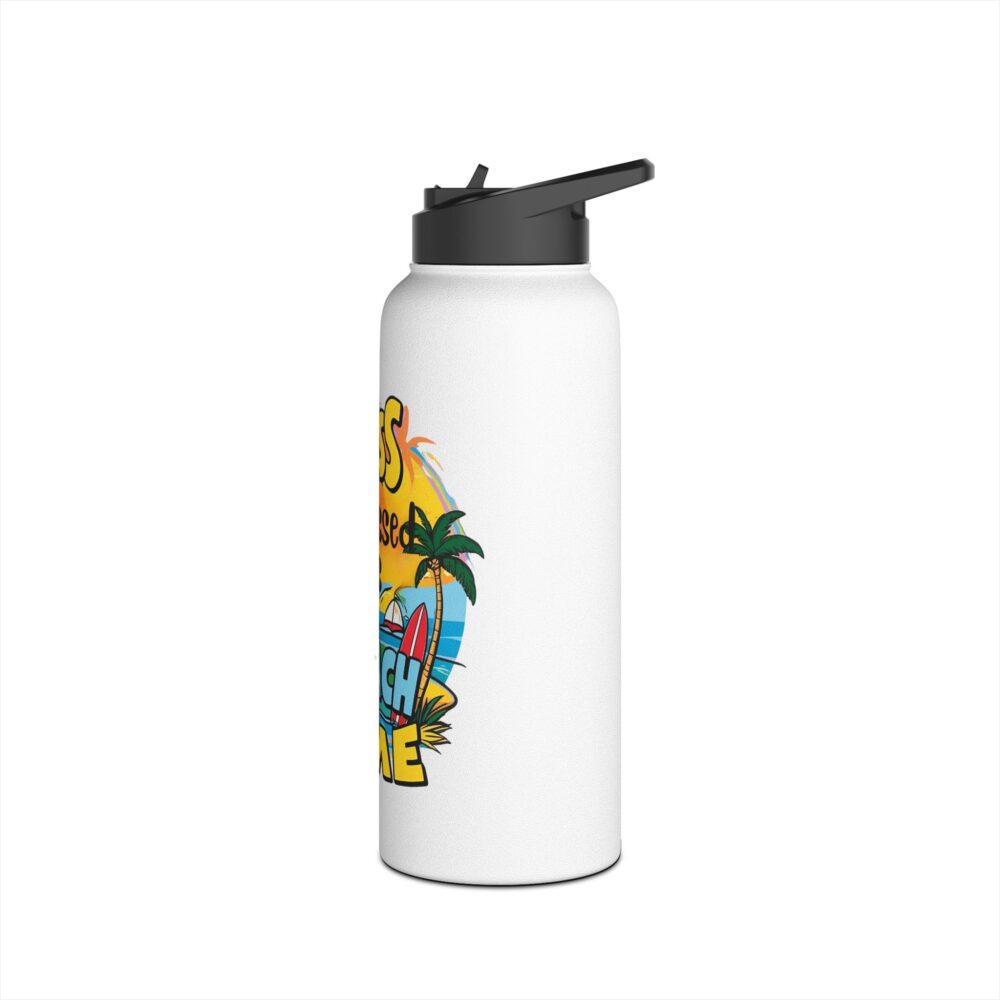 Class Dismissed It's Beach Time - Stainless Steel Water Bottle - Image 12