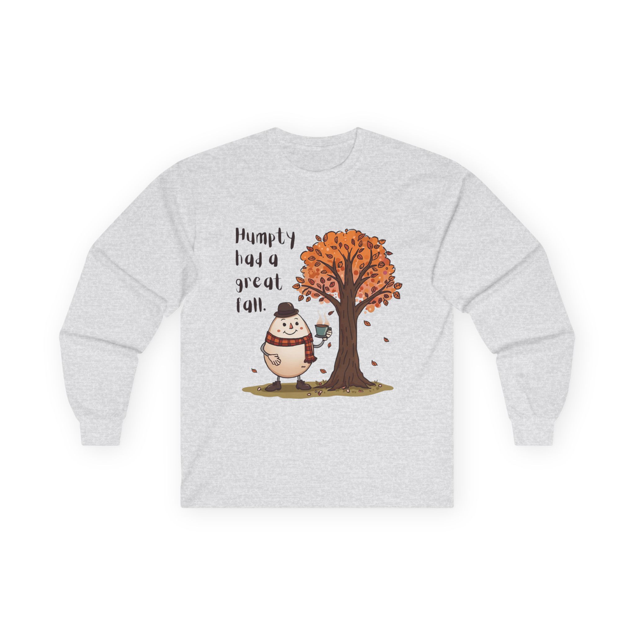 Humpty had a great Fall - Unisex Long Sleeve Tee - Image 4