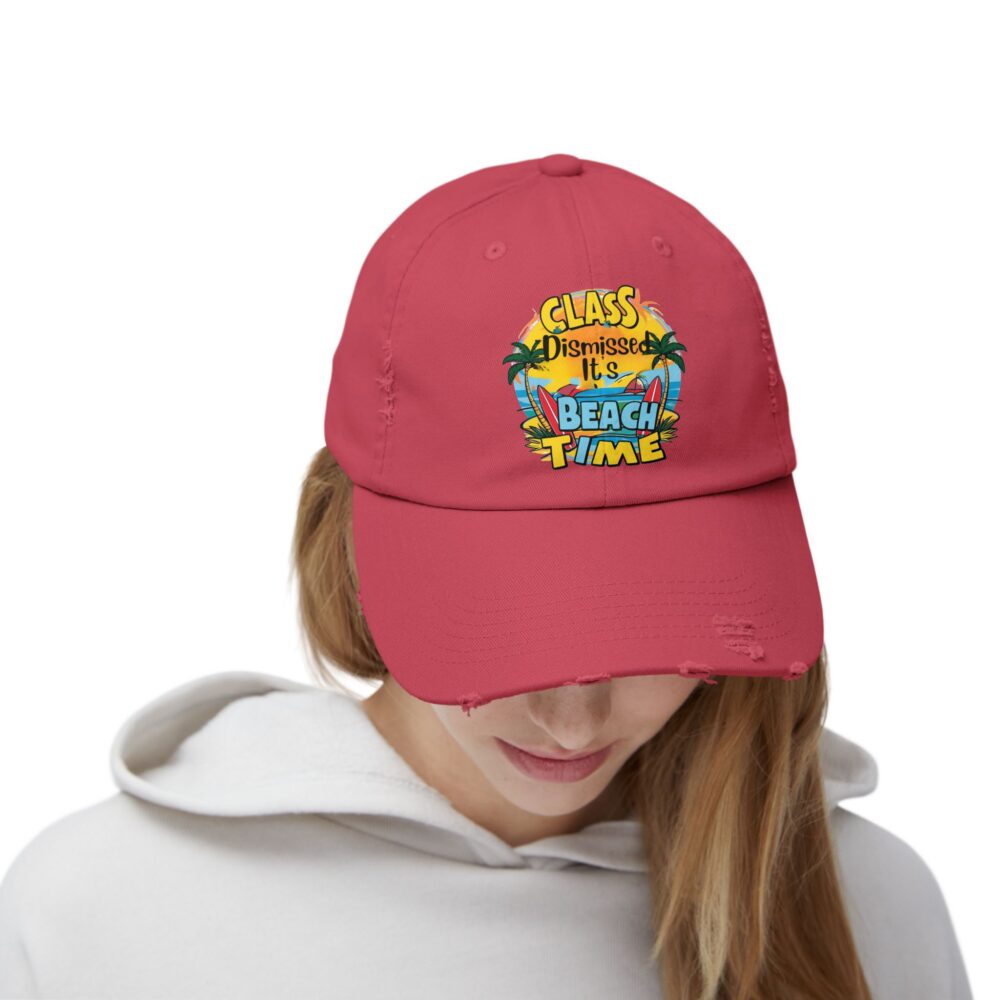 Class Dismissed It is Beach Time - Unisex Adjustable Baseball Cap - Image 32