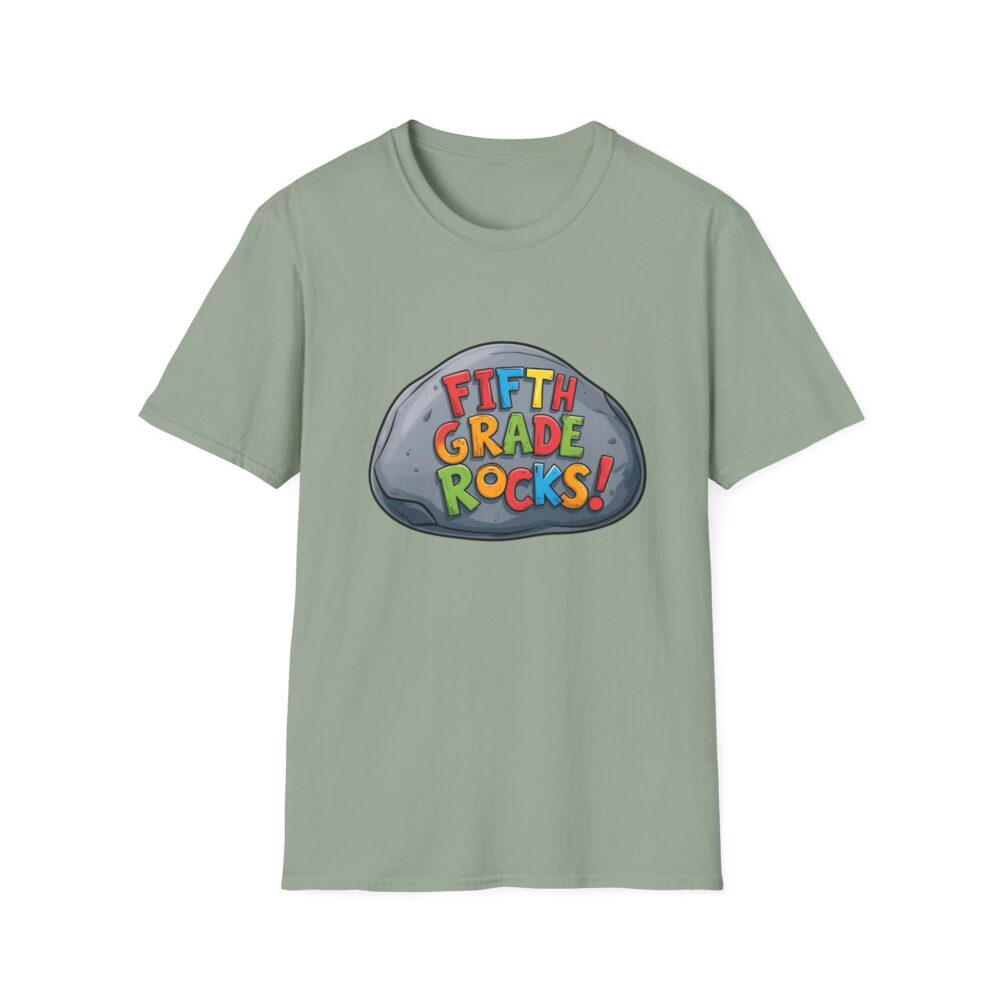 Fifth Grade Rocks - Unisex Soft style T-Shirt - Image 17