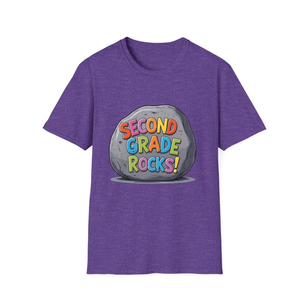 Second Grade Rocks - Unisex Soft style T-Shirt - Image 41