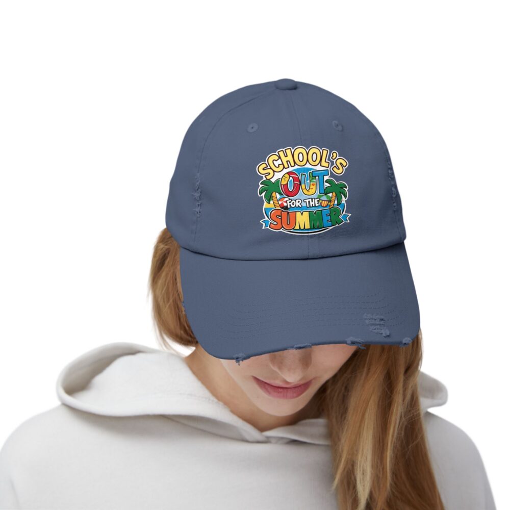 School's Out - Fun Summer Hat, Unisex Adjustable Baseball Cap - Image 20