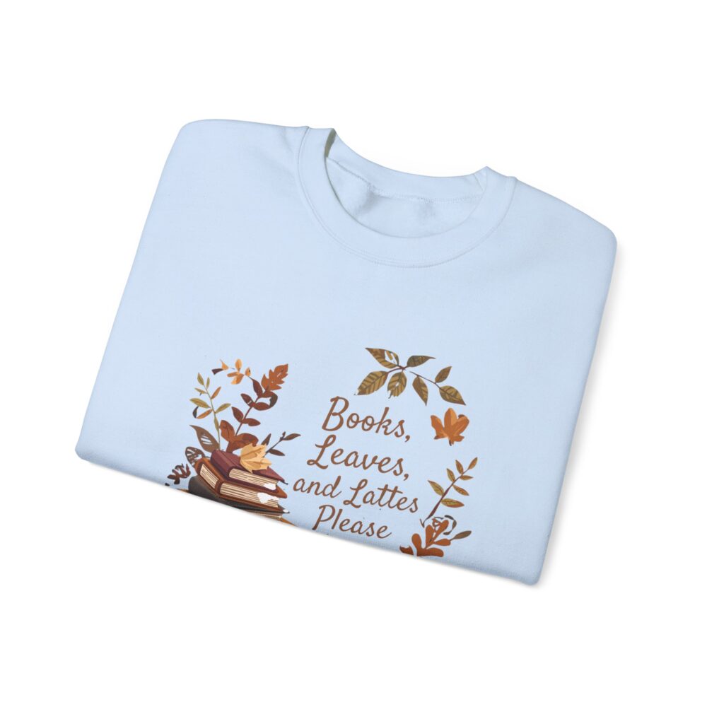 Books, Leaves, and Lattes Please-Crewneck Sweatshirt - Image 19