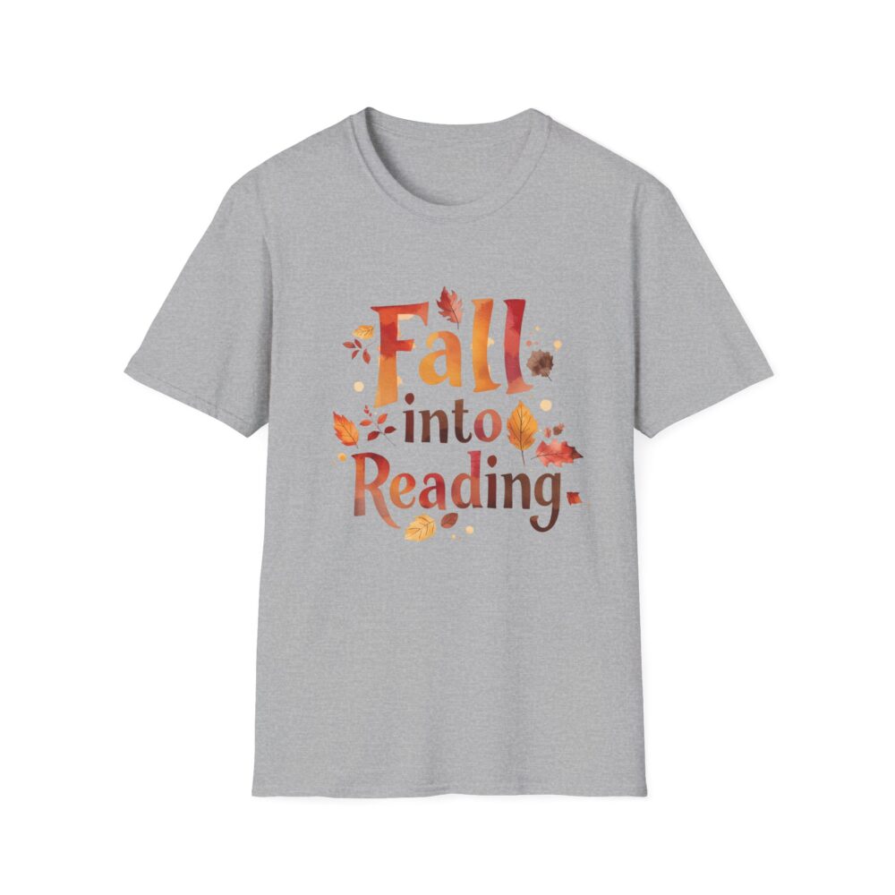 Fall Into Reading-Unisex Soft style T-Shirt - Image 13