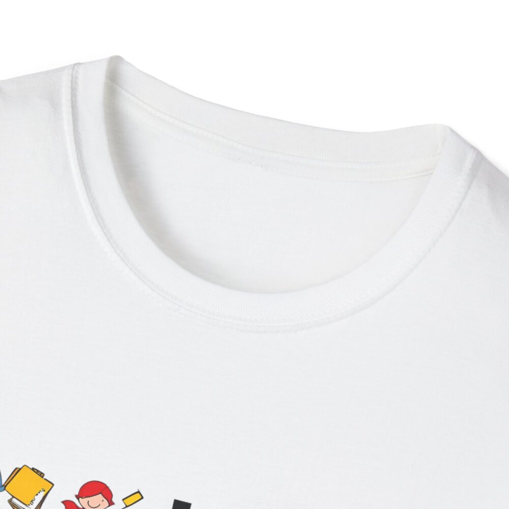 I Teach! What's Your Superpower? - Unisex Soft Style T-Shirt - Image 3