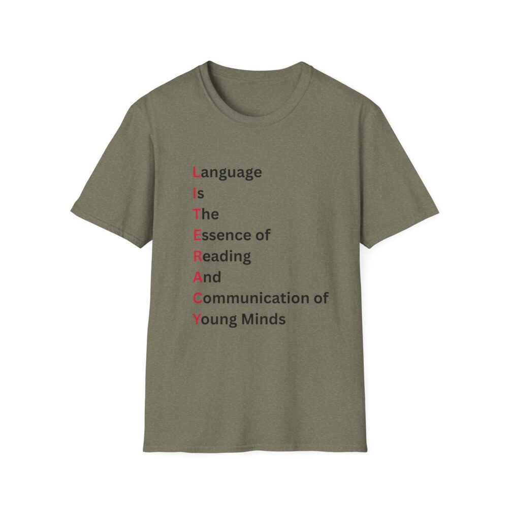 LITERACY - Unisex Soft style T-Shirt - Image 17