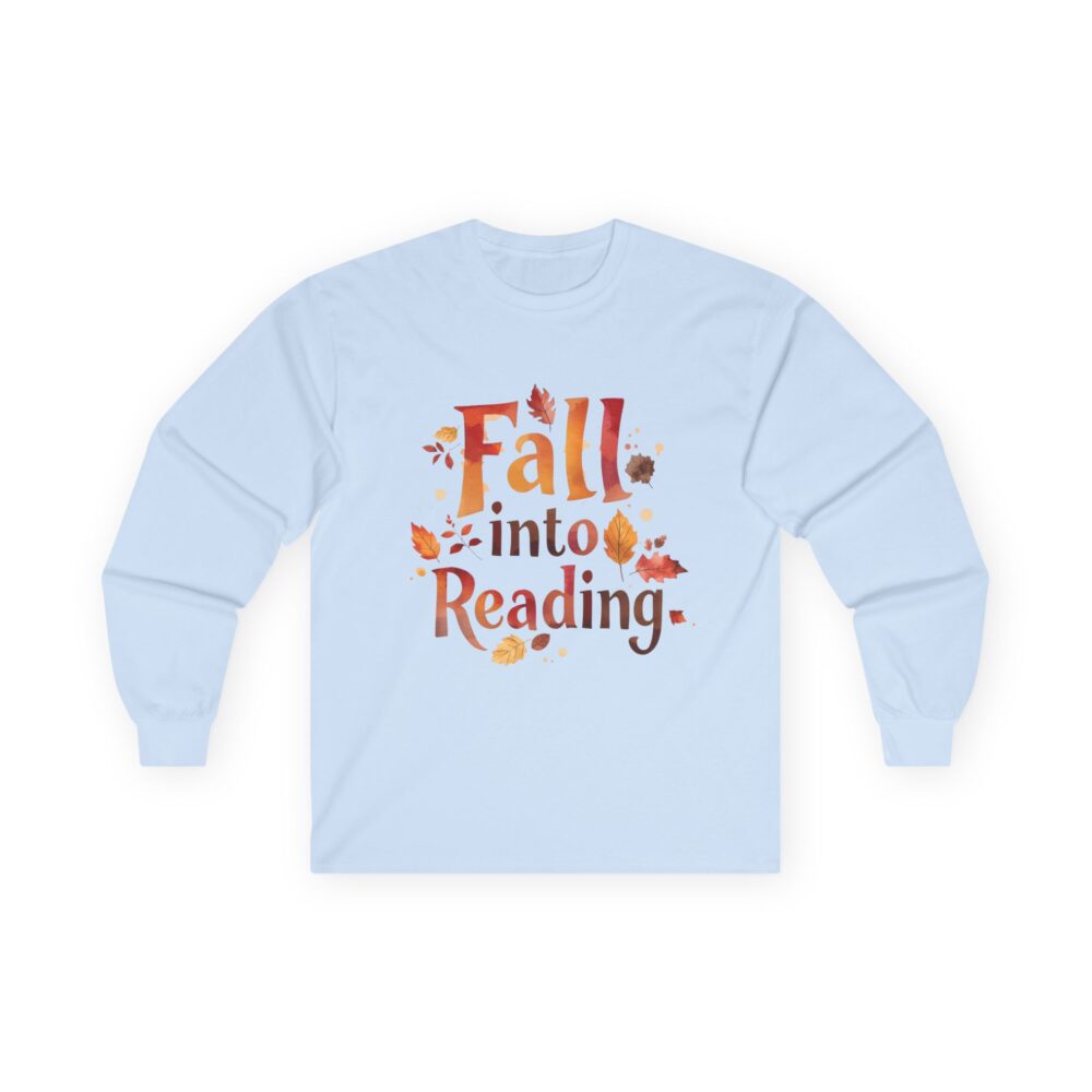 Fall Into Reading - Unisex Long Sleeve Tee - Image 19