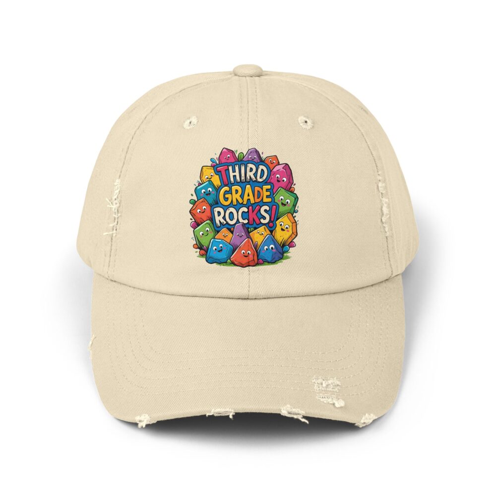 Third Grade Rocks, Unisex Adjustable Baseball Cap - Image 5