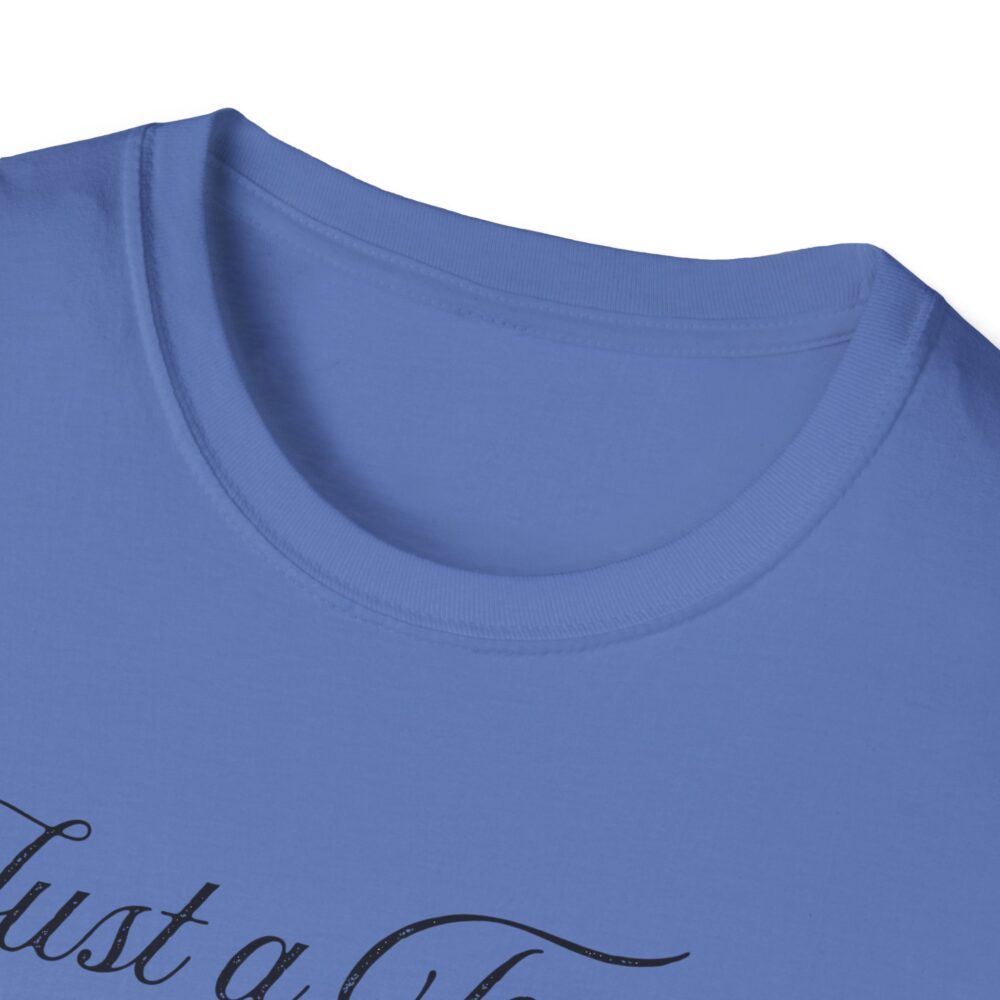 Just a Teacher Who Loves Jesus (black print) - Unisex Soft style T-Shirt - Image 39