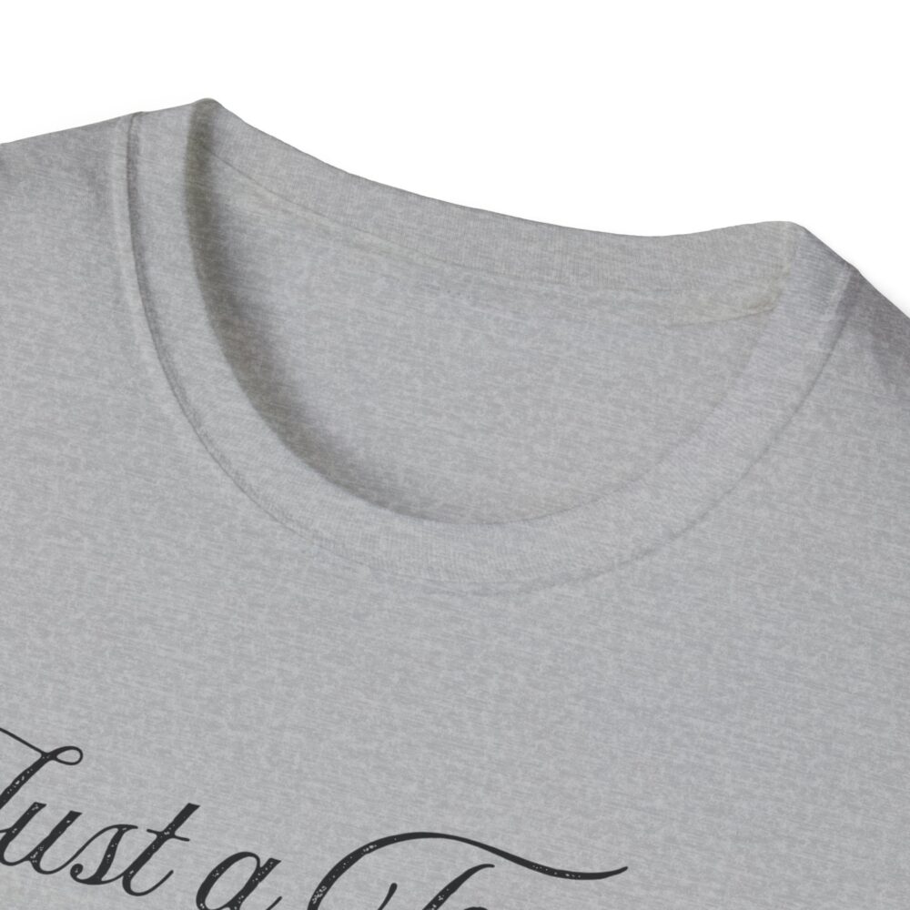 Just a Teacher Who Loves Jesus (black print) - Unisex Soft style T-Shirt - Image 11