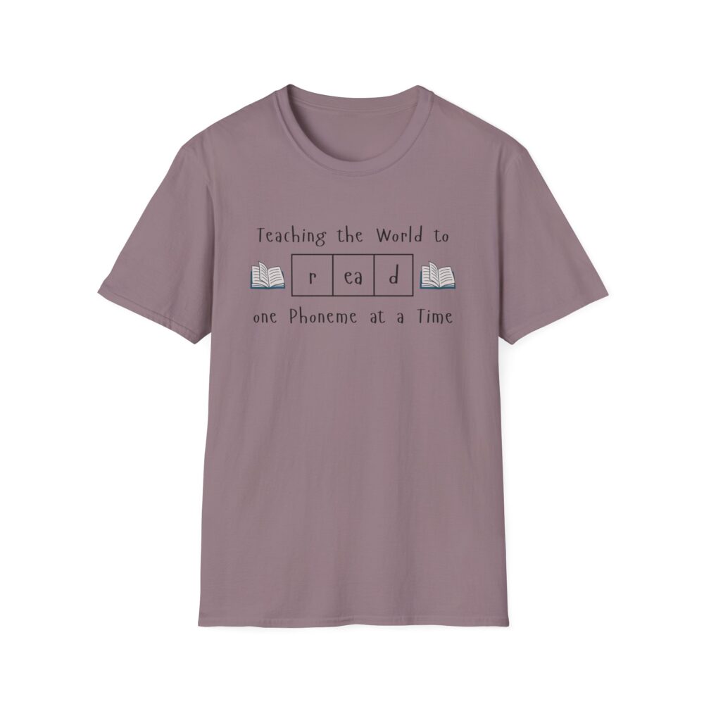 Teaching the World to "Read" One Phoneme at a Time - Unisex Soft style T-Shirt - Image 53