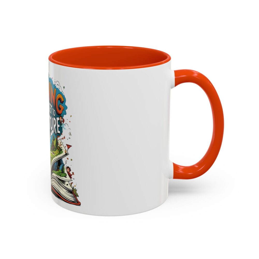 Reading is a Ticket to Adventure - Colorful Mugs (11oz, 15oz) - Image 18